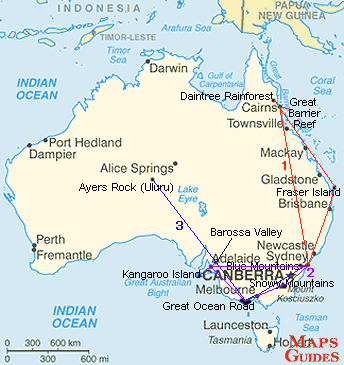 Australia - map