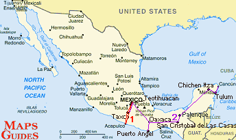 Mexico - map