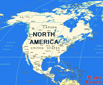 Nordamerika - Karte