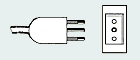 Электрический штепсель - Италия