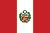 Le Pérou: drapeau